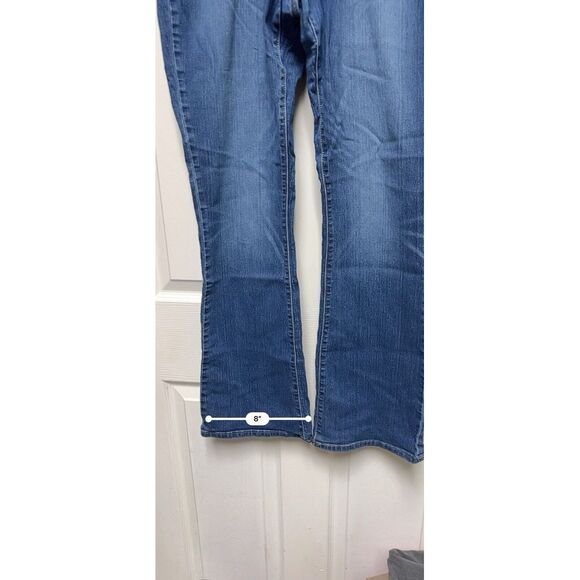 Signature Levi Strauss Levis Jeans Women's Size 16 Blue Mid Rise Bootcut DAS-C - Picture 4 of 9